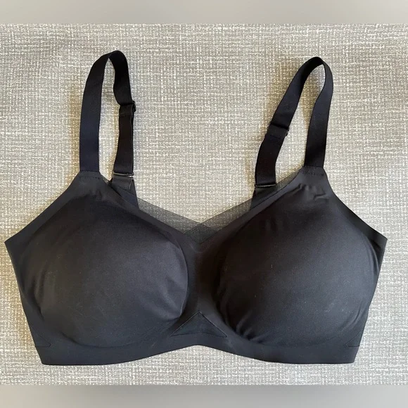 Honeylove Black Wireless Shaping Bra 38DDD (F)/G Sculpting Support Smoothing - Picture 2 of 12